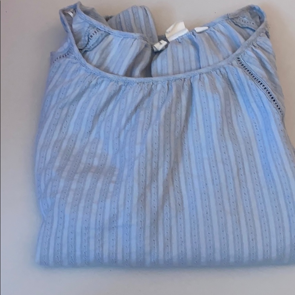 Baby blue blouse ! Light and airy and so pretty !